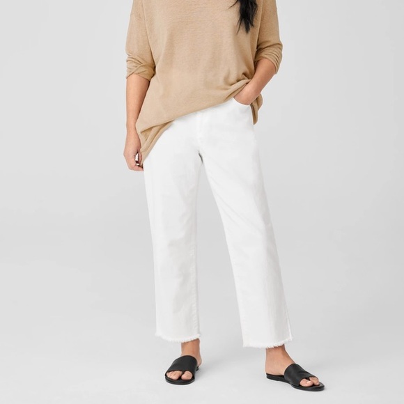 Eileen Fisher Denim - Eileen Fisher Organic Cotton Straight Ankle Jean